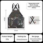 PU Bib Apron Factory - Waterproof Sleeveless Customized Logo Durable for Artists