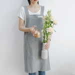Japanese Apron Manufacturer - Wholesale Customized Logo 100% Cotton Linen Home