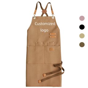 Leathaire PU Apron Manufacturer - New Cross-Adjustable Waterproof Pet Store