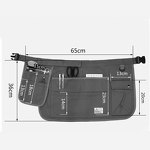 Garden Tool Belt Supplier - 9 Pockets Short Waist Apron Waiter Canvas Half