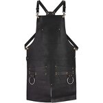 PU Leather Barber Aprons Factory - Professional for Men Woman Chef BBQ Kitchen