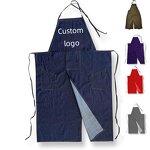 Denim Apron Manufacturer - Antifouling Long Shoulder Strap Adjustable Pottery