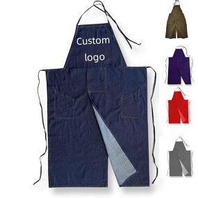 Denim Apron Manufacturer - Antifouling Long Shoulder Strap Adjustable Pottery