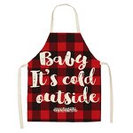 Christmas Apron Manufacturer - Cheap Bulk Christmas Cooking Couple Kids Santa