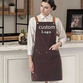 Waterproof Apron Manufacturer - Personalized Logo Adjustable H Shaped Strap