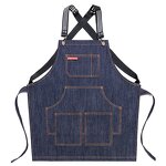 Hairstylist Denim Apron Factory - Wide Shoulder Straps Comfortable Stain Resistant