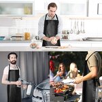 Waterproof PU Apron Factory - Heavy Duty for Men Chef Kitchen Butcher Dishwasher