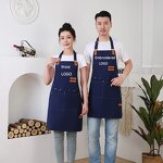 Oil-Resistant Kitchen Apron Factory - Simple High-Grade Waistcoat New Home Use