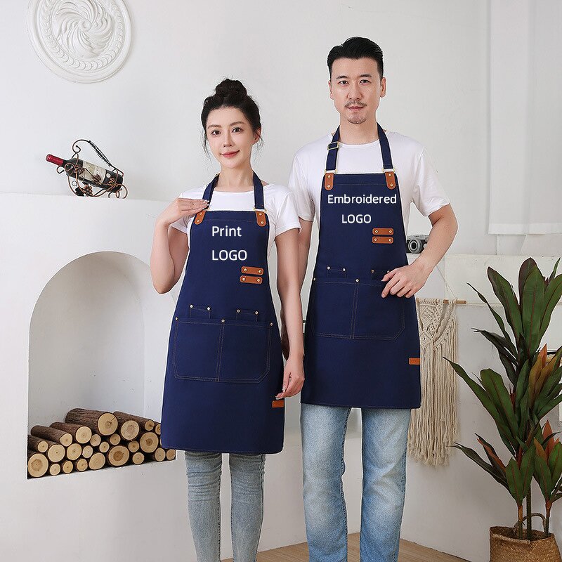Oil-Resistant Kitchen Apron Factory - Simple High-Grade Waistcoat New Home Use