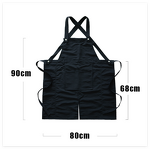 Long Coffee Shop Apron Manufacturer - New Floral Fruit Barista Work Clothes