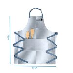 Striped Cotton Chef Apron Manufacturer - Premium with Multi Pockets Durable