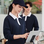 Men's Work T Shirt Factory - Cotton Custom Restaurant Short Sleeve Shirt Waiter