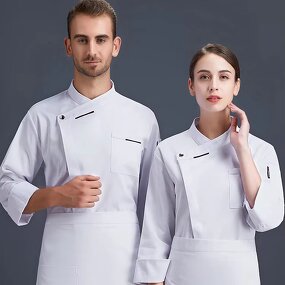 Chef Work Clothes Supplier - Men's French Breathable Sweat-Absorbent Kitchen
