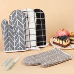 Long Cotton Silicone Gloves Manufacturer - Plus Silicone Kitchen Microwave Oven Mitts