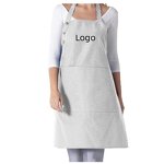 Cotton Apron Supplier - High Quality Kitchen Cooking Unisex Adjustable Button