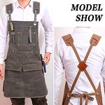 Canvas Work Apron Manufacturer - New Durable Heavy Duty Unisex Tool Pockets