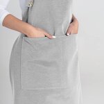 Cotton Apron Supplier - High Quality Kitchen Cooking Unisex Adjustable Button