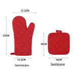 Christmas Microwave Gloves Supplier - Duo Anti-Scald High Temperature Heat Insulation