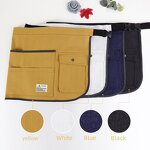 Cotton Waist Apron Factory - Short with Multiple Pockets Beauty Garden Hairdressers