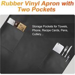 Waterproof PU Apron Factory - Heavy Duty for Men Chef Kitchen Butcher Dishwasher