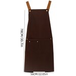 Waterproof Apron Manufacturer - Personalized Logo Adjustable H Shaped Strap