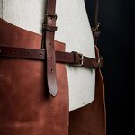 PU Apron Manufacturer - Custom Logo Neck Adjustable Barber BBQ Waterproof