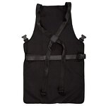 Waterproof Apron Supplier - European American Zippered Pocket Black Hairdressers