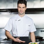 Chef Work Clothes Supplier - Men's French Breathable Sweat-Absorbent Kitchen