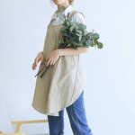 Cross Back Apron Factory - Women Cotton Linen Japanese Housework Baking Wrap