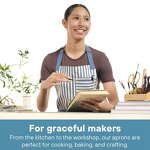 Striped Cotton Chef Apron Manufacturer - Premium with Multi Pockets Durable