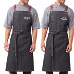 Chef Apron Supplier - OEM Professional Grade Denim With Pocket Cooking Kitchen