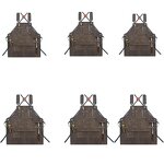 Work Apron Supplier - Durable Heavy Duty Canvas Adjustable Cross-Back Straps