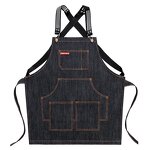 Hairstylist Denim Apron Factory - Wide Shoulder Straps Comfortable Stain Resistant