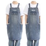 Cotton Denim Apron Manufacturer - Stain Proof Household Pinafore Kitchen Work