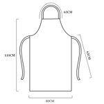 PVC Apron Manufacturer - Waterproof Adjustable Belt Kitchen Dining Car Wash