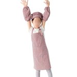 Kids Apron Set Manufacturer - Polyester Household Cute Custom Printed Kitchen Cooking