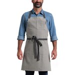 Striped Cotton Chef Apron Manufacturer - Premium with Multi Pockets Durable