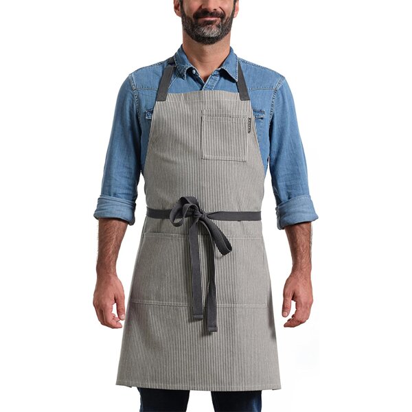 Striped Cotton Chef Apron Manufacturer - Premium with Multi Pockets Durable