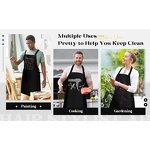 Protective Aprons Manufacturer - Polyester with Rhinestones Nail Technician