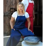Denim Apron Manufacturer - Antifouling Long Shoulder Strap Adjustable Pottery