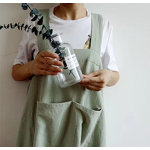 Cotton Hemp Apron Supplier - Euro-american Flower Kitchen Beauty Nail Gardening