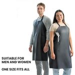 Waterproof Apron Supplier - Neck Adjustable 2 Pockets Chef's Catering Baking