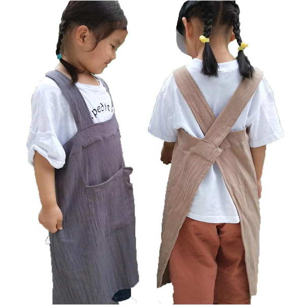 Baby Kids Bib Apron Supplier - Customized Long Sleeve Polyester Waterproof Sublimation