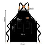 Leathaire PU Apron Manufacturer - New Cross-Adjustable Waterproof Pet Store