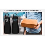 Protective Aprons Manufacturer - Polyester with Rhinestones Nail Technician