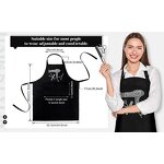 Protective Aprons Manufacturer - Polyester with Rhinestones Nail Technician
