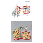 Sublimation Blank Mitt Factory - Cotton High Temperature Oven Mitt and Pot Holder