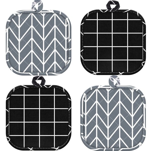 Oven Mitts Supplier - Polyester/cotton Heat Insulated Microwave Cake Shop Baking