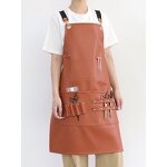 Black PU Apron Supplier - Heavy Duty Waterproof Chefs Butchers Hairdressers