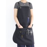 Waterproof Hairdressing Apron Factory - Black Adjustable Webbing Multi-Functional